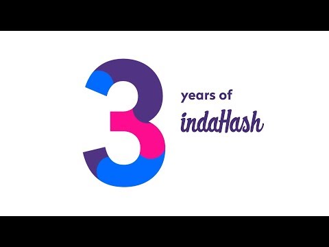 indaHash turned 3!